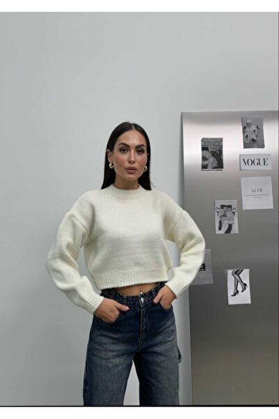 Azra Moda Style Crop Knitwear Crop Sweater Women