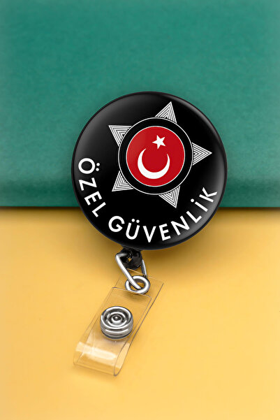 Apptakı Özel Güvenlik Metal Buton Yoyo Yaka Kartığı Kart Tutucu Yoyo Kartlık ...