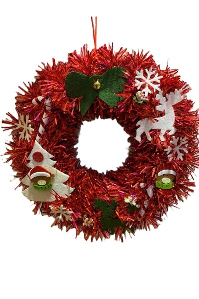 şahane parti New Year's Wreath Decoration Door Decoration