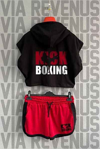 Vordevia Kik boks Štampano 100% pamuk Sa kapuljačom Zero Arm Skraćeni kroj i ...