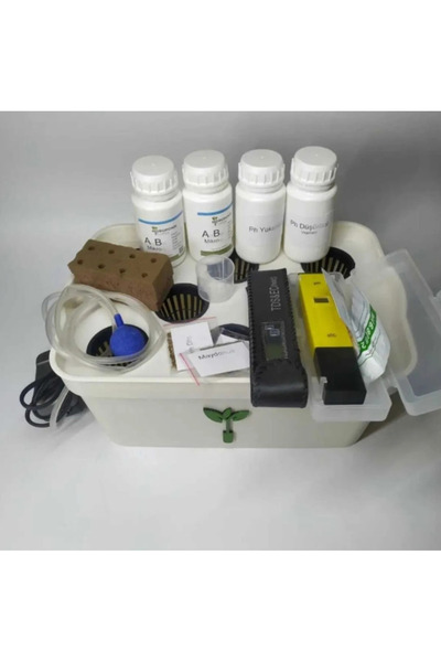 Usplant Hidroponik Set Hidrobox M- Mini Topraksız Tarım Seti