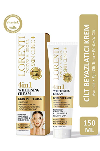 LORENTİ 150ml Cream - Skin Whitening, Brightening, Tone Correcting