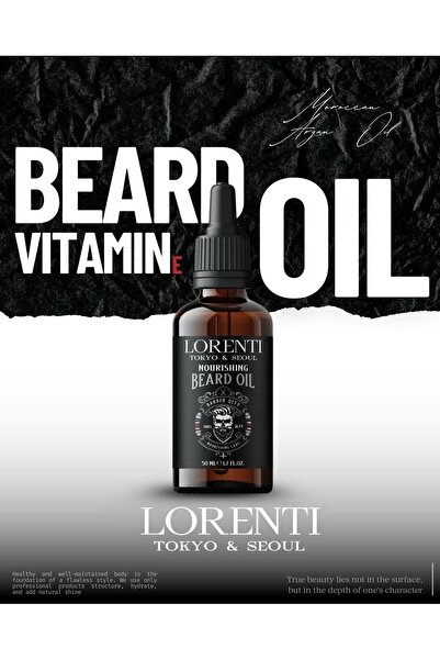 LORENTİ زيت اللحية المغذي من لورينتي الحل الأمثل للحية كثيفة ولامعة