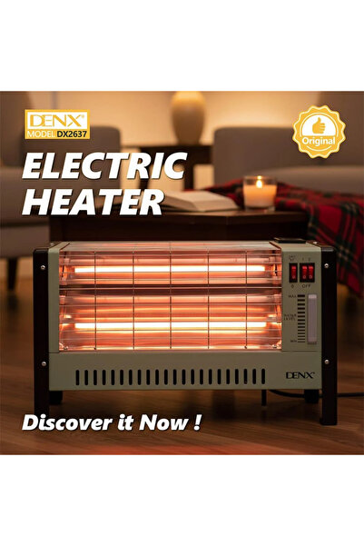 Denx DX2637 1600W Electric Heater with Humidification and Fast Heating, Portable