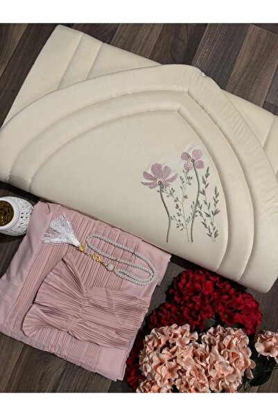 MAYAR Prayer mat set with padded sponge and prayer robe