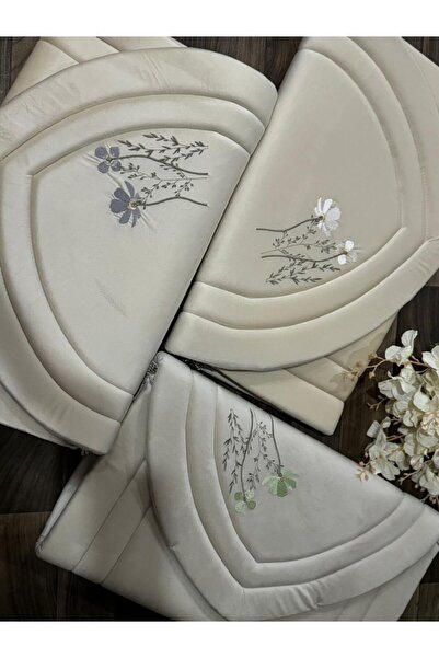 Generic Plain rug, 3 pieces, padded with comfortable sponge