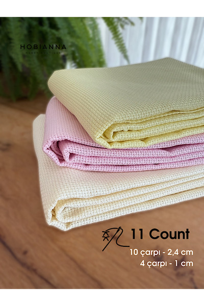 Hobianna Etamin Kanaviçe Kumaşı Aida 11 Count - 100x75cm