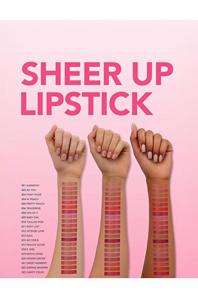 FL Flormar Rouge Sheer Up Lipstick