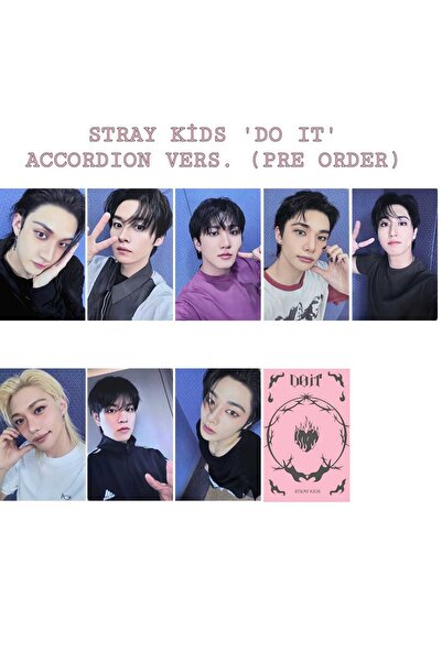 Sntay Stray kids Do it fotokart seti 'Accordion Vers Pre Order'