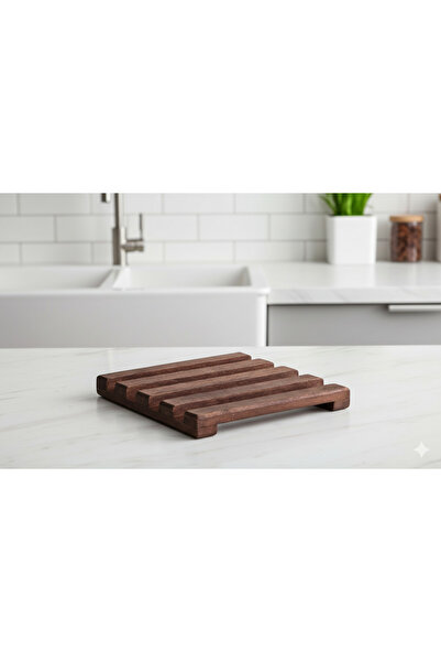 ARTI WOODS Protector pentru blat de bucătărie și suport decorativ din lemn na...