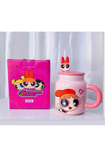 Generic Ceramic mug with a design of "Powerpuff Girls" characters