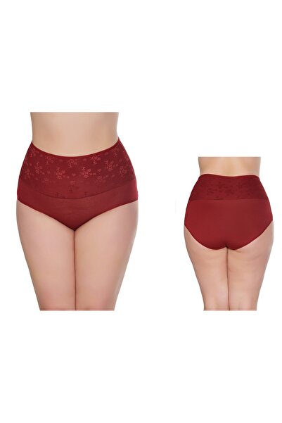 TAŞDELEN AVM Εσώρουχα, ψηλόμεσο σλιπ σε μπορντό χρώμα