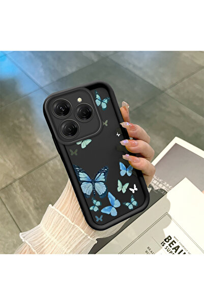 Hontinga حافظة هاتف من السيليكون الناعم المضاد للسقوط متوافقة مع هاتف Tecno S...