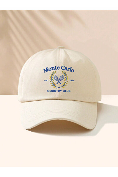 l'eivor Monte Carlo Country Club Tennis Printed Snapback Cap
