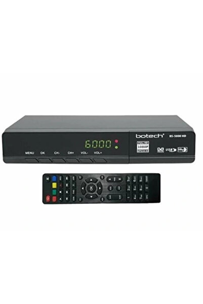 Botech BS-5000 HDMI + Scart + Usb Girişli 1080P Full HD Uydu Alıcı