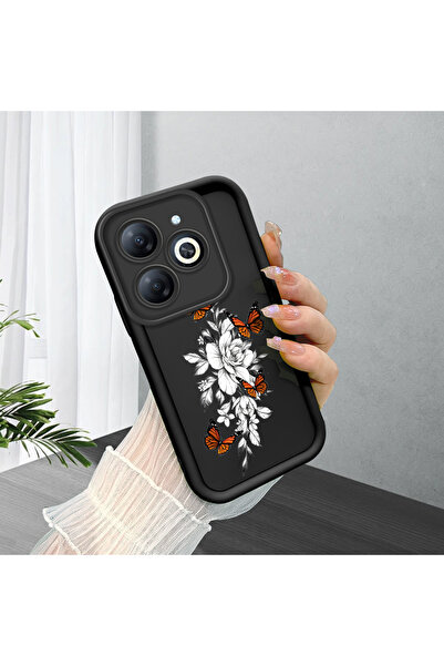 Hontinga جراب هاتف من السيليكون الناعم المضاد للسقوط متوافق مع هاتف Tecno Spa...