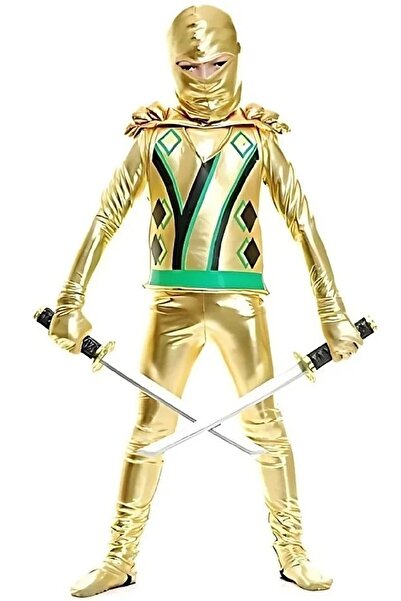 Bkmc Ninjago Lloyd Altın Ninja Kostümü