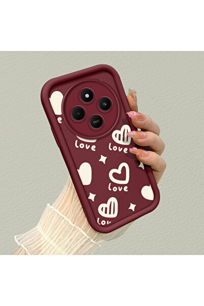 ucuc جراب هاتف بسيط باللون العنابي مقاوم للصدمات من مادة السيليكون المتوافقة ...