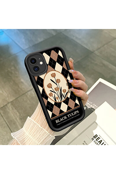 Hontinga حافظة هاتف من السيليكون الناعم بنمط الإطار المتوافق مع iPhone 12