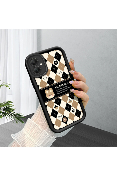 Hontinga حافظة هاتف من السيليكون الناعم متوافقة مع نمط الإطار لهاتف سامسونج ج...