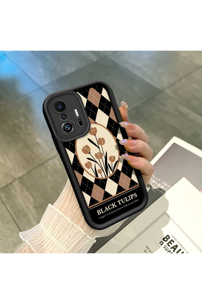 Hontinga حافظة هاتف من السيليكون الناعم متوافقة مع نمط الإطار Xiaomi Mi 11T P...