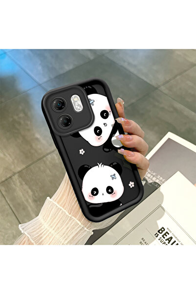 Hontinga حافظة هاتف من السيليكون الناعم المضاد للسقوط من Panda المتوافقة مع ه...