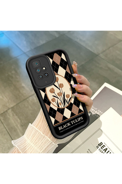 Hontinga حافظة هاتف من السيليكون الناعم متوافقة مع نمط الإطار Xiaomi Redmi 10...