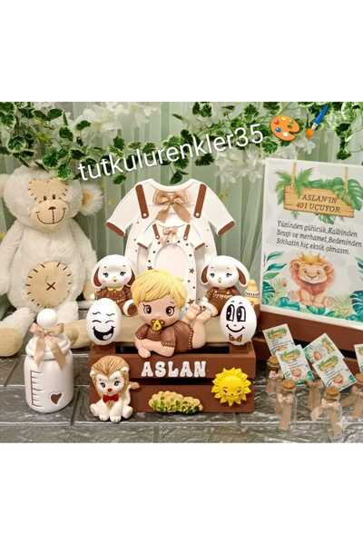 tutkulu renkler35 40 Kırk Uçurma Sepeti/Baby shower /Bebek Hediyelik /teyze S...