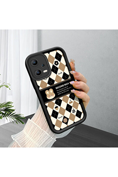 Hontinga حافظة هاتف من السيليكون الناعم متوافقة مع نمط الإطار Xiaomi Poco X5 ...