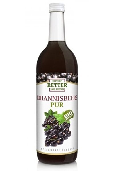 RETTER Suc De Coacaze Negre Pur Bio 750ml