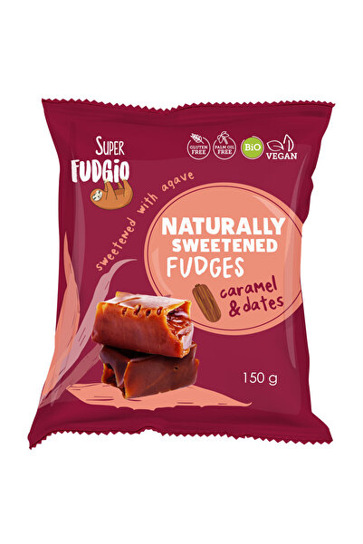 Me Gusto Карамели с вкус на карамел и фурми, био, 150 г, Супер Фуджио