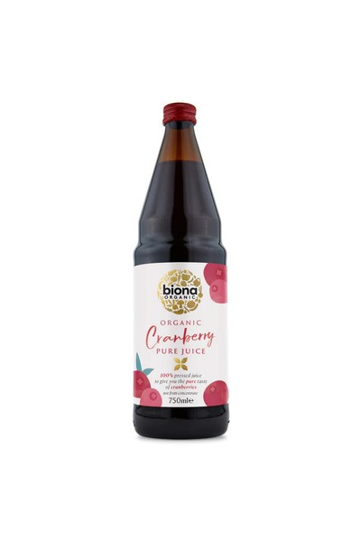 biona Pure cranberry juice, organic, 750ml,