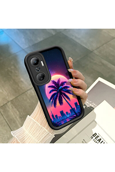 Hontinga حافظة هاتف من السيليكون الناعم متوافقة مع Infinix Hot 20 ومضادة للسقوط