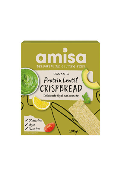 Amisa Crispbread (painici) proteice cu linte fara gluten 100g