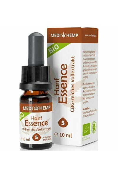 MediHemp Hemp Essence cu CBG 5% bio, 10ml