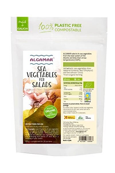 Algamar MIX DE ALGE MARINE PENTRU SALATA ECO 50G