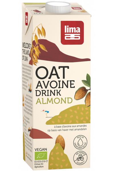 Lima Bautura vegetala de ovaz cu migdale bio 1L,