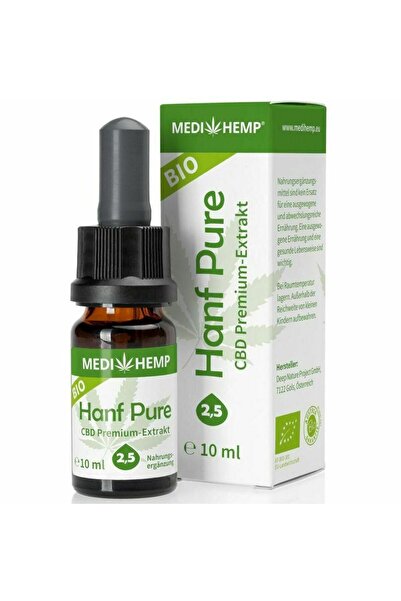 MediHemp Hemp Pure 2,5% CBD bio, 10ml,