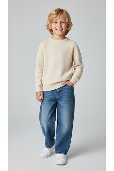 Escabel Αγορίστικο ρυθμιζόμενο ελαστικό τζιν παντελόνι με φερμουάρ στη μέση, ...