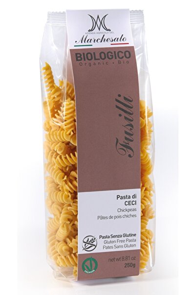 Marchesato Fusilli cu naut bio fara gluten 250g