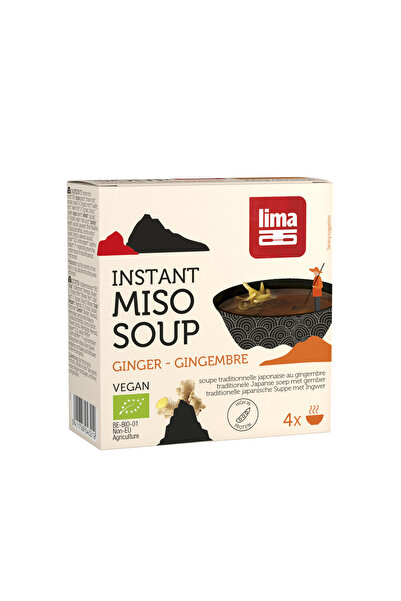 Lima Supa Miso Instant Cu Ghimbir Eco 4X15G