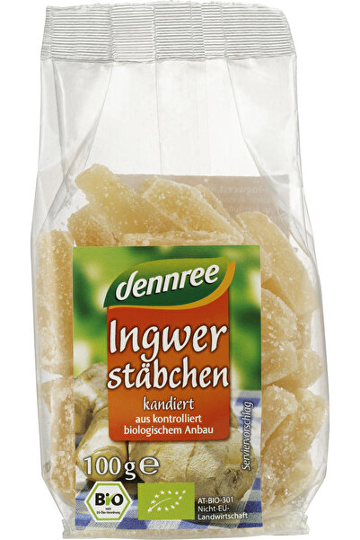 Dennree Ghimbir confiat bio 100g