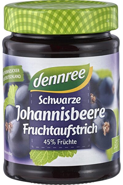 Dennree Gem de coacaze negre bio 340g