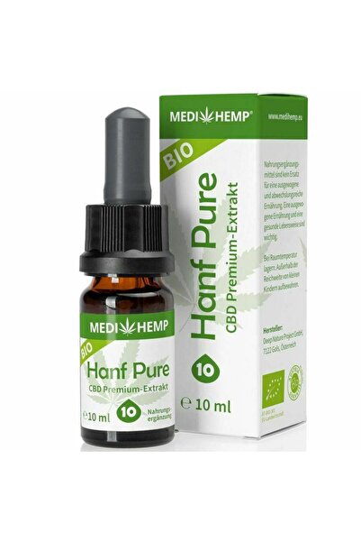 MediHemp Cânepă pură 10% CBD bio, 10ml,