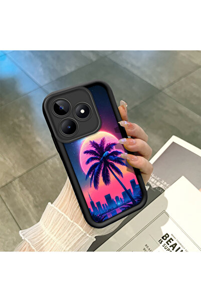 Hontinga جراب هاتف من السيليكون الناعم متوافق مع هاتف Realme Note 50 ومضاد لل...