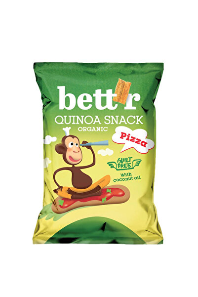 BETTR 2 buc Pizza snack cu quinoa organică 50 g (100g)