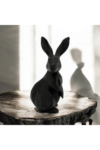 TSC Doğal Malzemeli Tavşan Biblosu 15 cm – Hediyelik Ev Aksesuarı