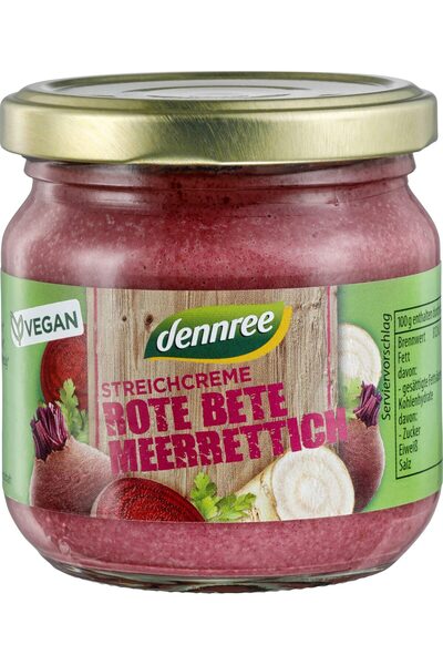 Dennree Crema tartinabila cu sfecla rosie bio 180g