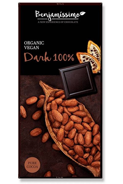 Benjamissimo Ciocolata neagra 100%, bio, 70g,