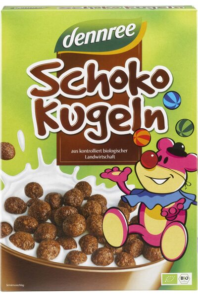 Dennree Cereale bilute cu ciocolata bio 250g